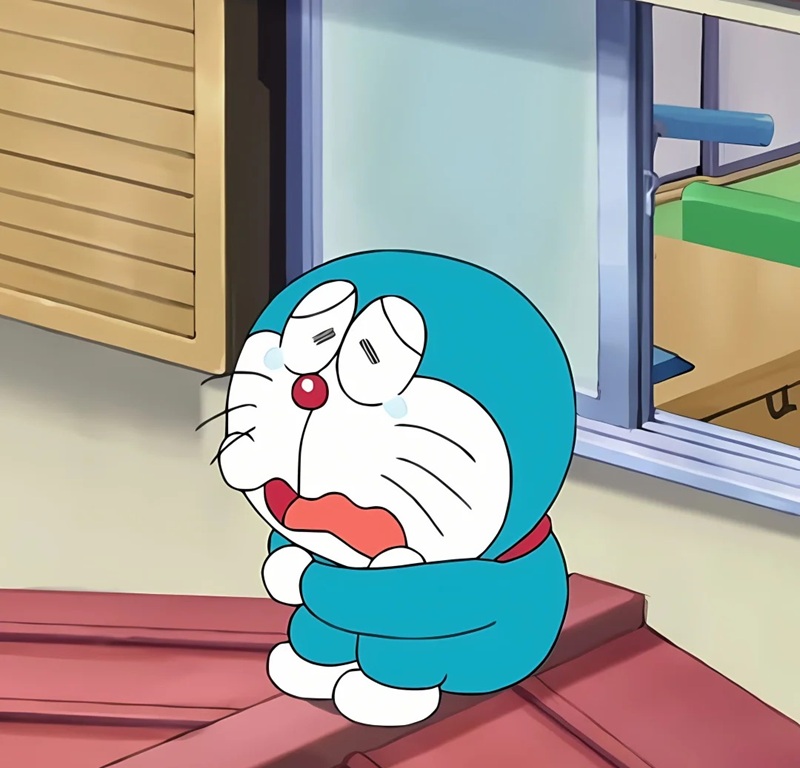 ảnh doremon buồn 9