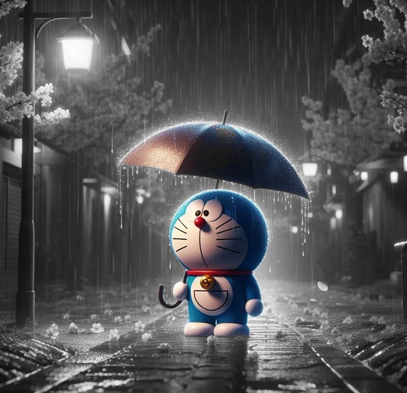 ảnh doremon buồn đẹp