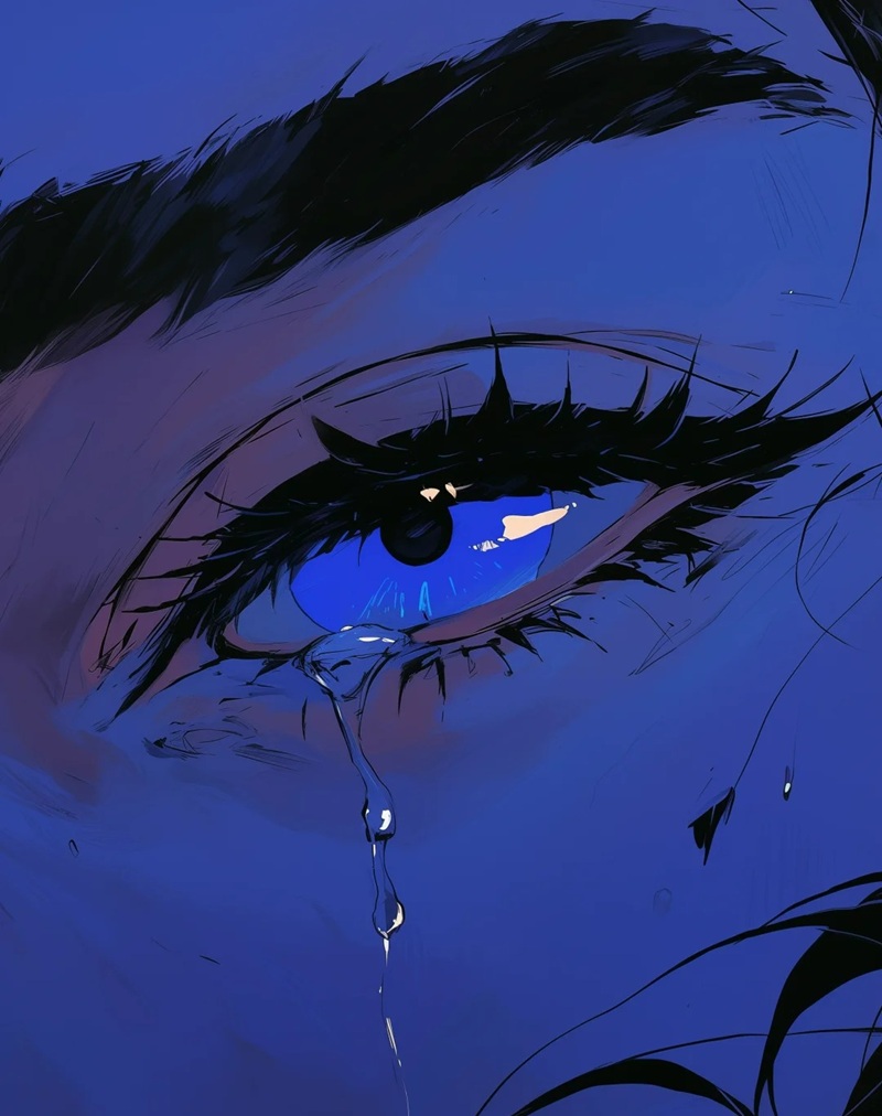 ảnh giọt nước mắt buồn 36