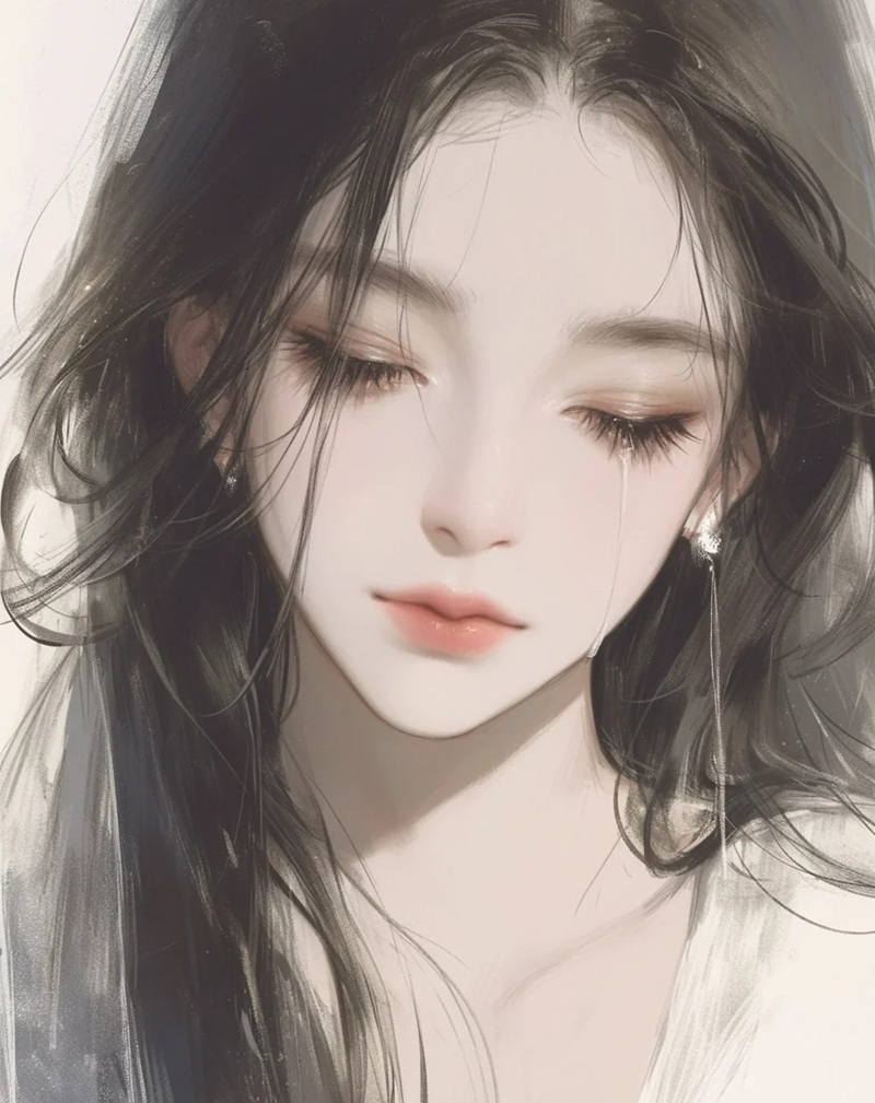 ảnh giọt nước mắt buồn 37