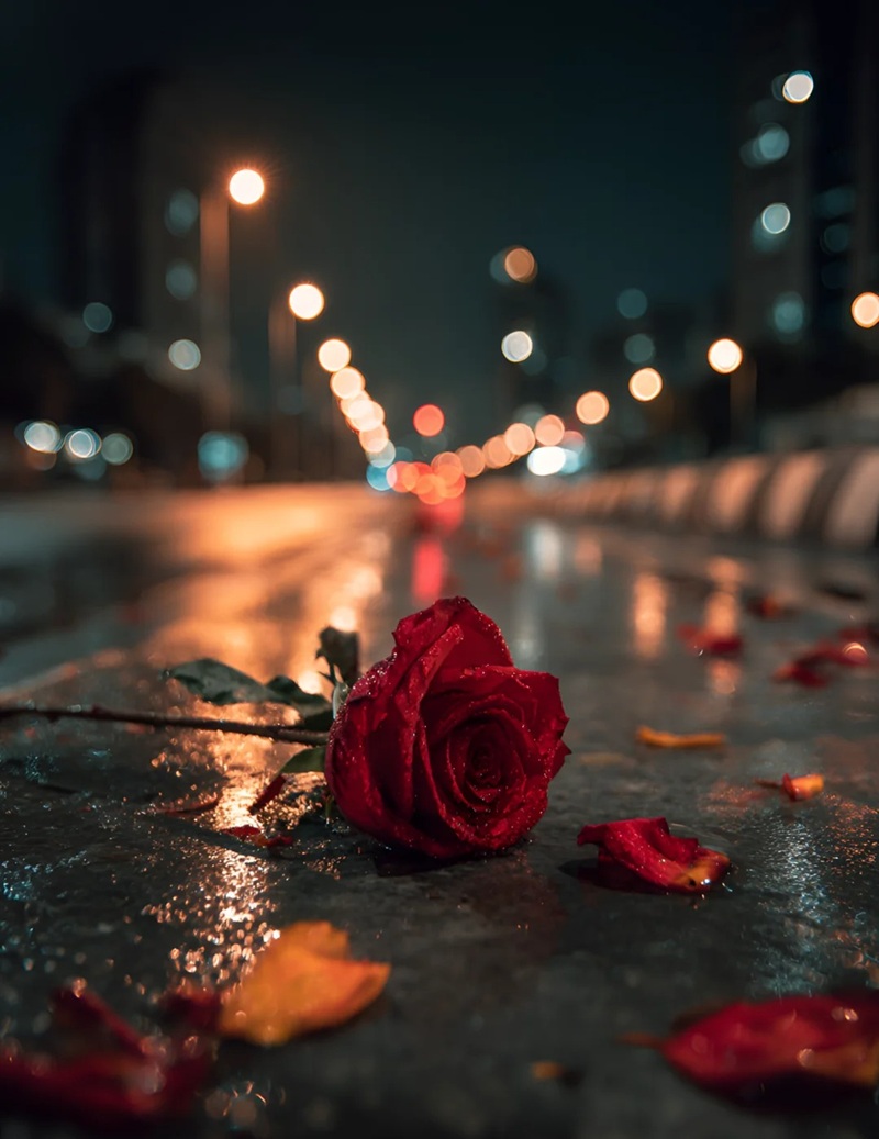 ảnh hoa hồng buồn 2