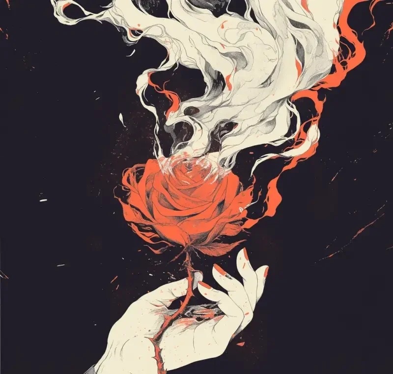 ảnh hoa hồng buồn 25