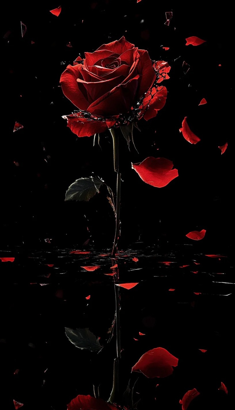 ảnh hoa hồng buồn 30