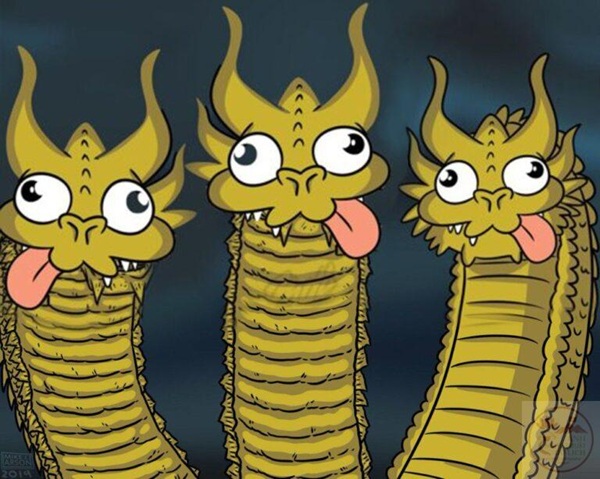 ảnh meme 3 con rồng