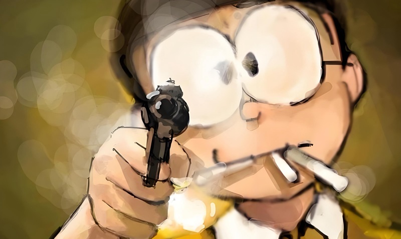 ảnh nobita buồn 18