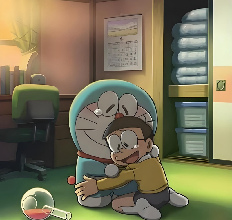 ảnh nobita buồn 29
