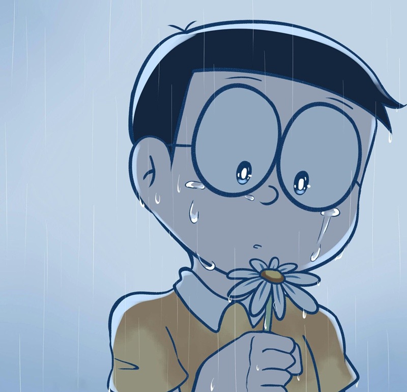 ảnh nobita buồn 32