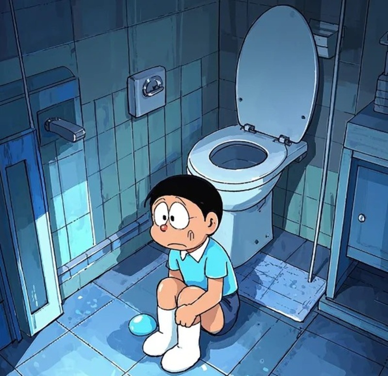 ảnh nobita buồn 35