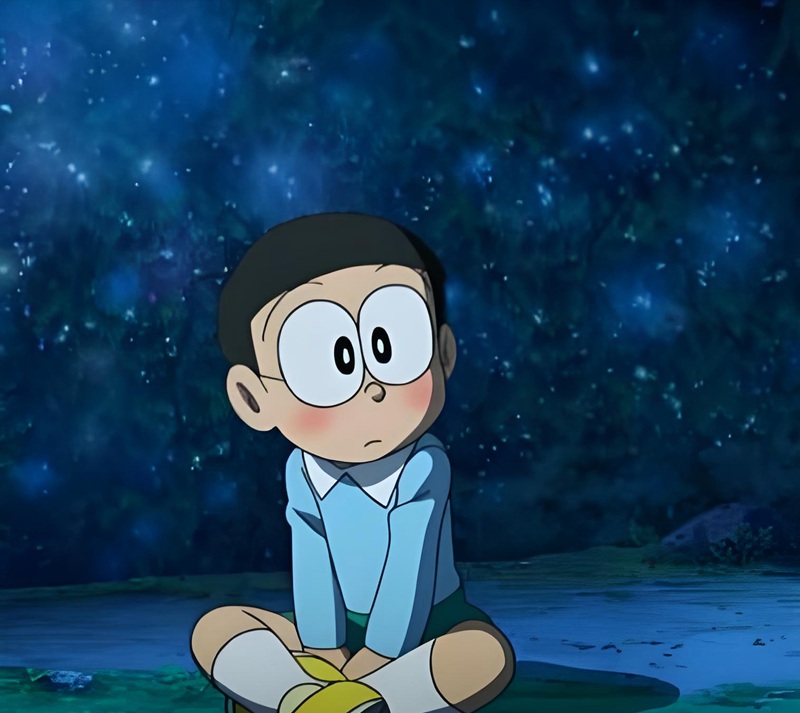 ảnh nobita buồn 4