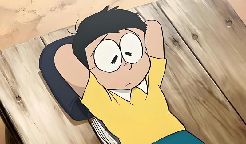 ảnh nobita buồn 5