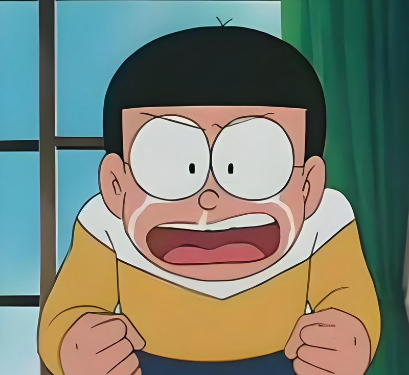 ảnh nobita buồn 6