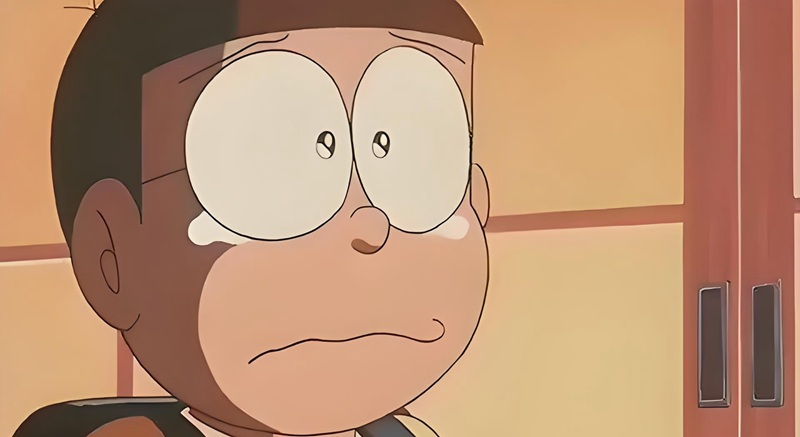 ảnh nobita buồn 7