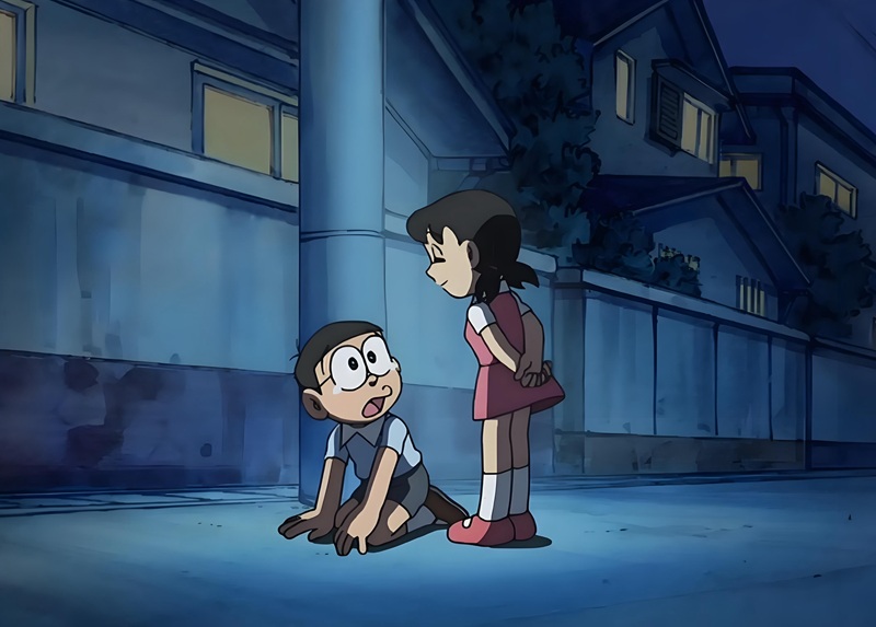 ảnh nobita buồn 8