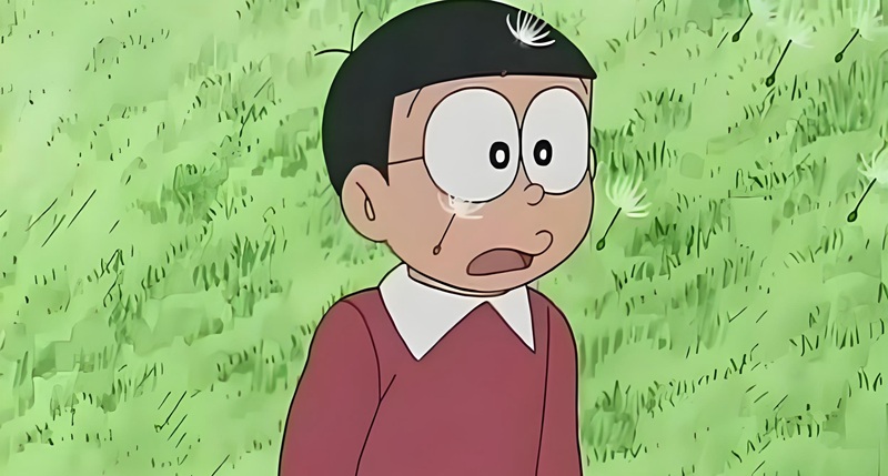 ảnh nobita buồn 9