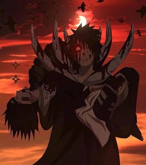 ảnh obito và rin buồn