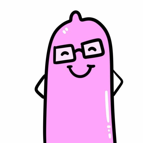 illustration of cute cartoon condom