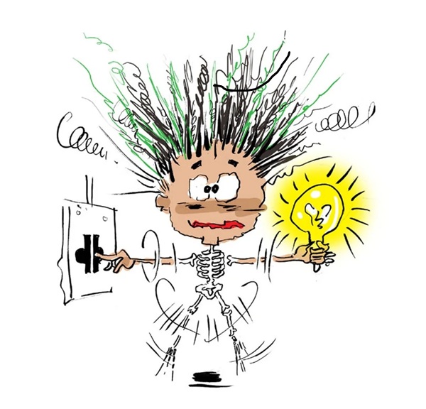 chích điện meme 23