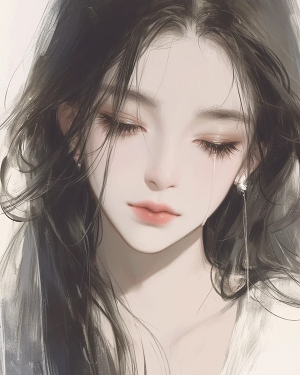 hình ảnh anime buồn nữ lạnh lùng