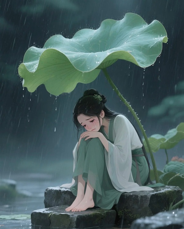 hình ảnh anime buồn nữ