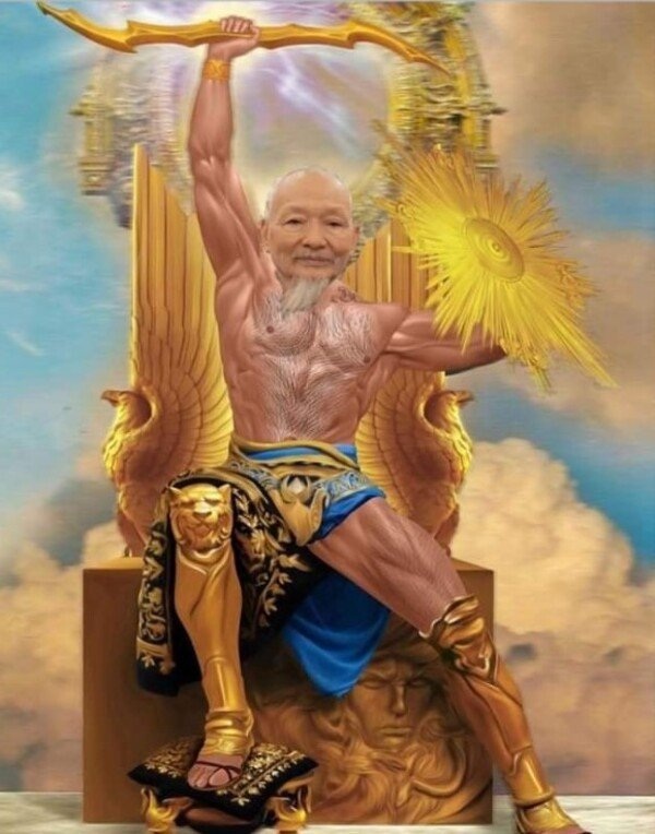 hình ảnh chế thầy ông nội