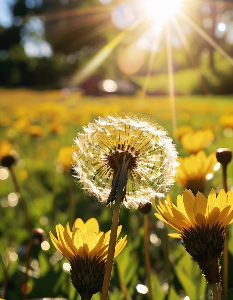 hình ảnh hoa bồ công anh buồn 9