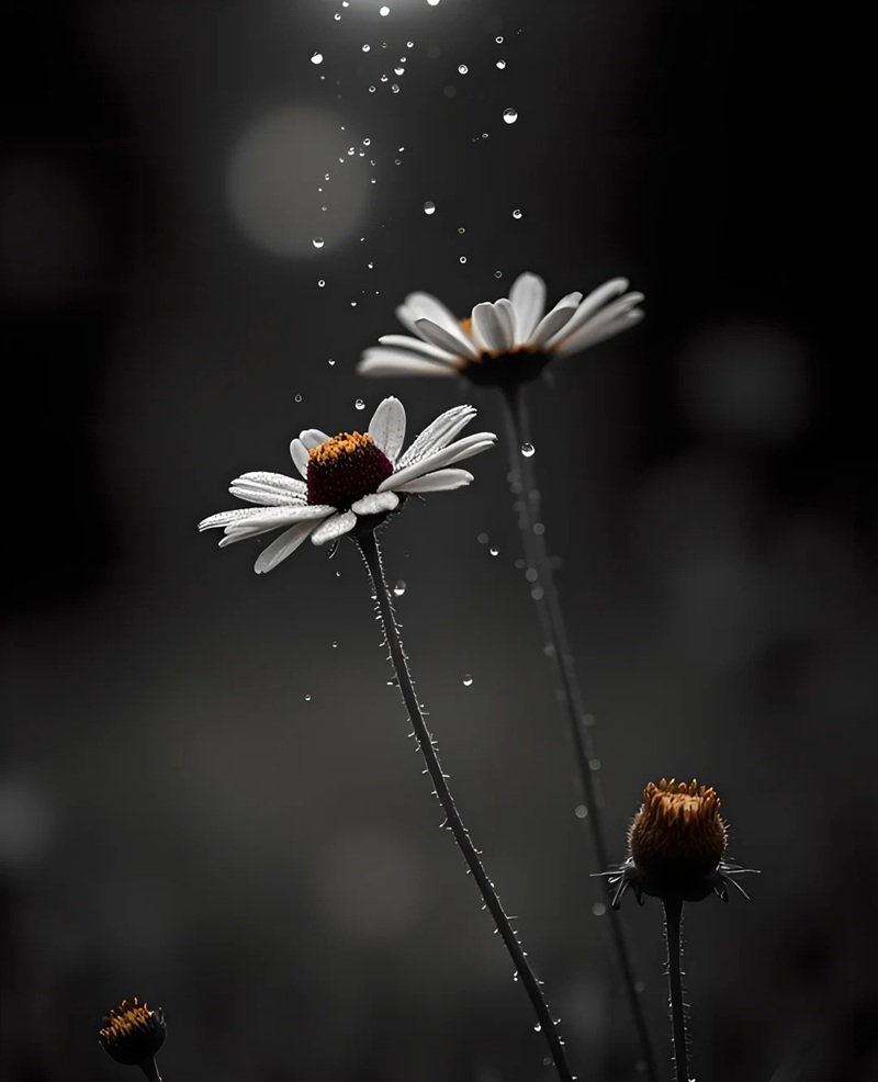 hình ảnh hoa cúc trắng buồn 26