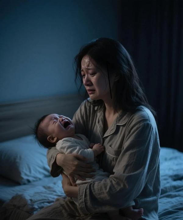 hình ảnh mẹ đơn thân buồn 14