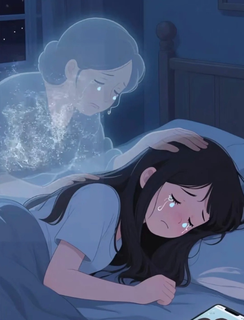 hình ảnh mẹ già khóc 31