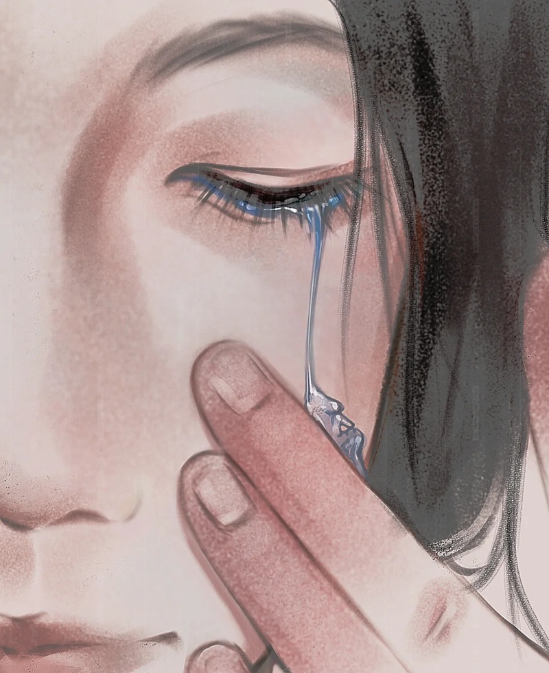 hình ảnh mẹ già khóc 35