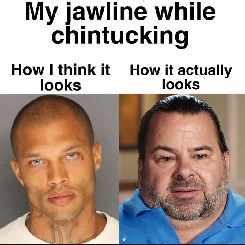 hình ảnh mewing meme