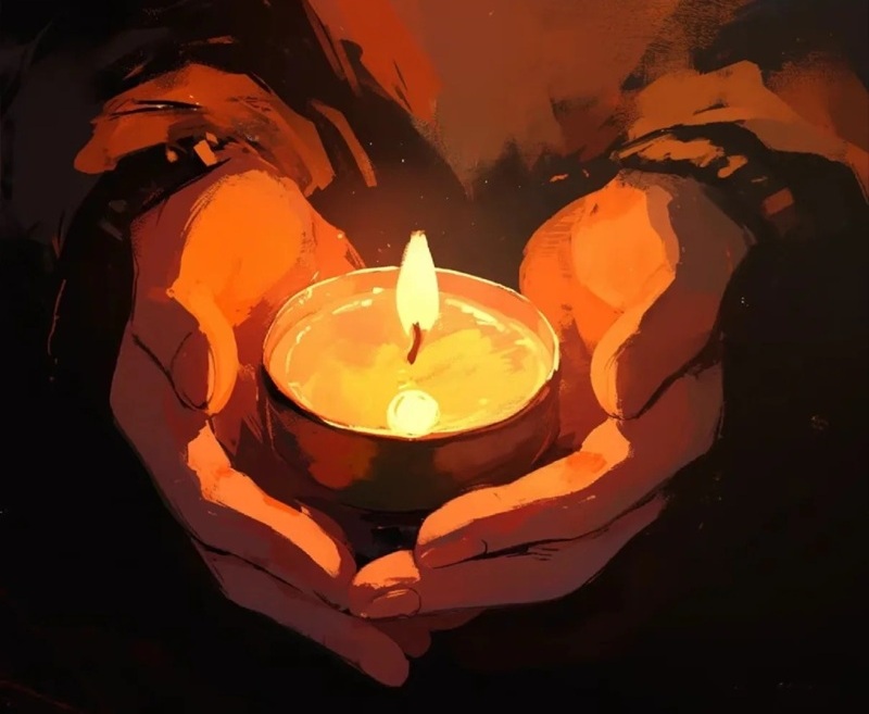 hình ảnh ngọn nến buồn 13