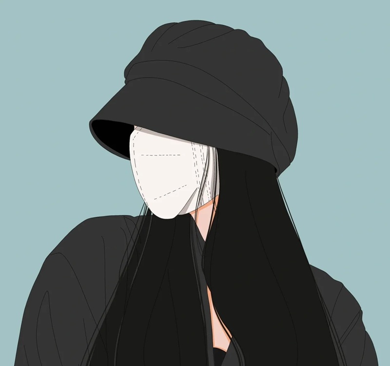 hình ảnh nữ che mặt ngầu 26