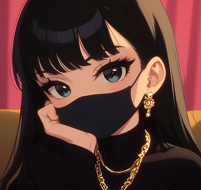 hình ảnh nữ che mặt ngầu 37