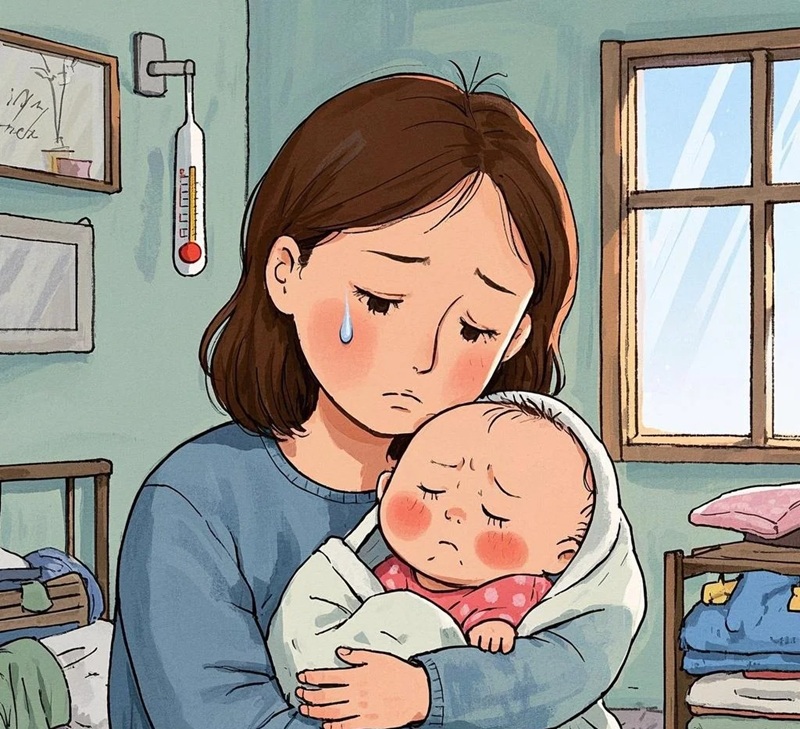 hình ảnh về mẹ già khóc