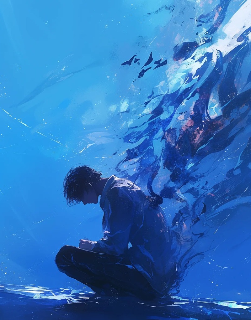 lạnh lùng ảnh anime buồn chất