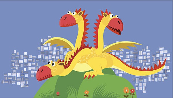 fairy flying dragon illustration