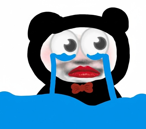 meme gấu trúc khóc 15