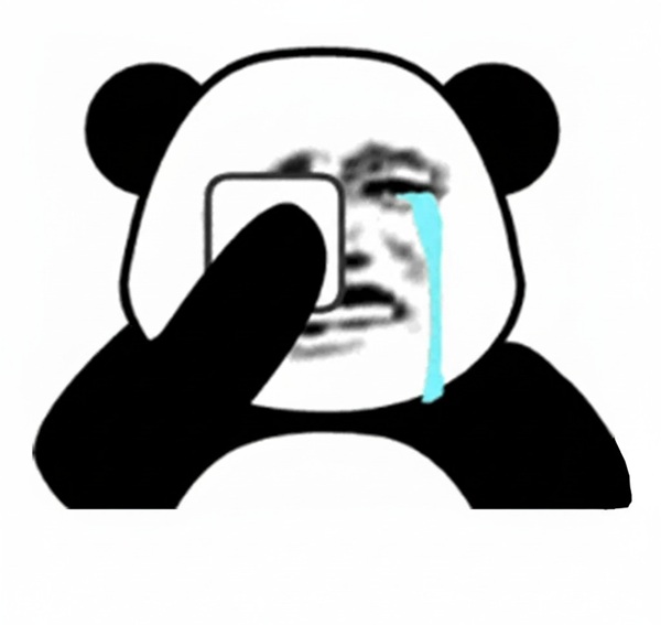 meme gấu trúc khóc 2