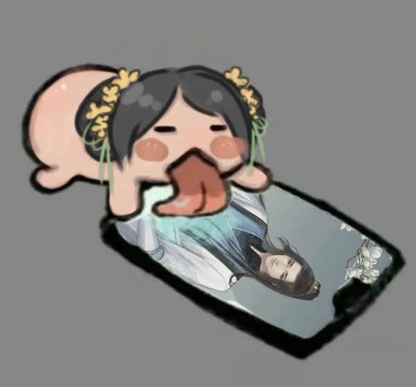 meme liếm màn hình điện thoại