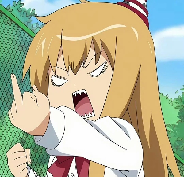 tay thối ngón giữa meme