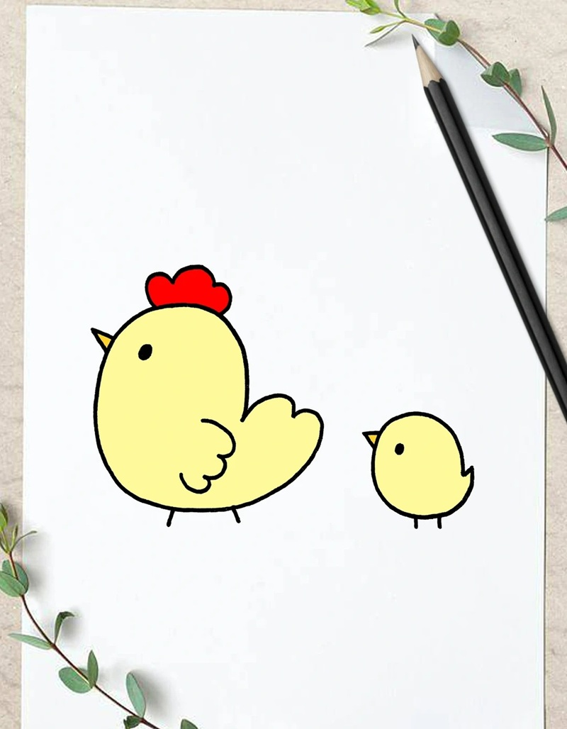 hình vẽ con vật dễ thương 3