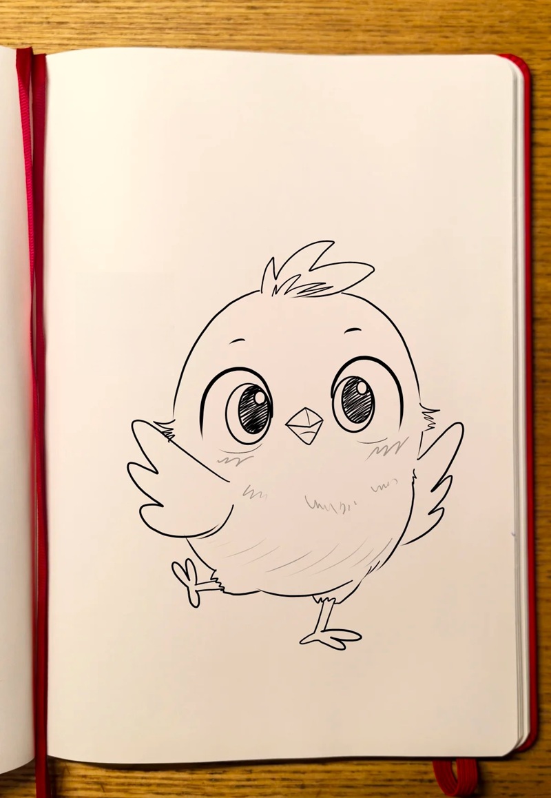 hình vẽ con vật dễ thương 31