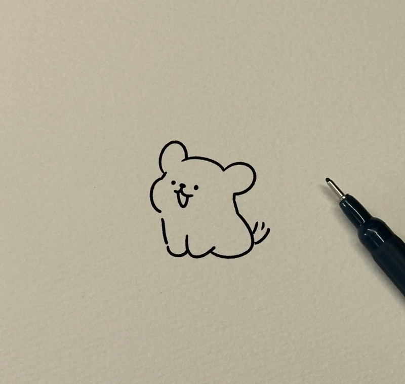 hình vẽ con vật dễ thương 33