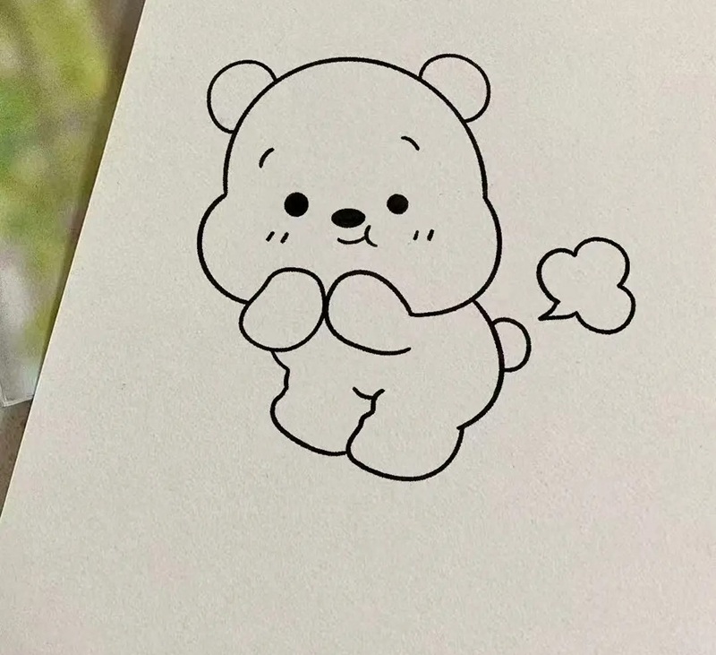 hình vẽ con vật dễ thương 34