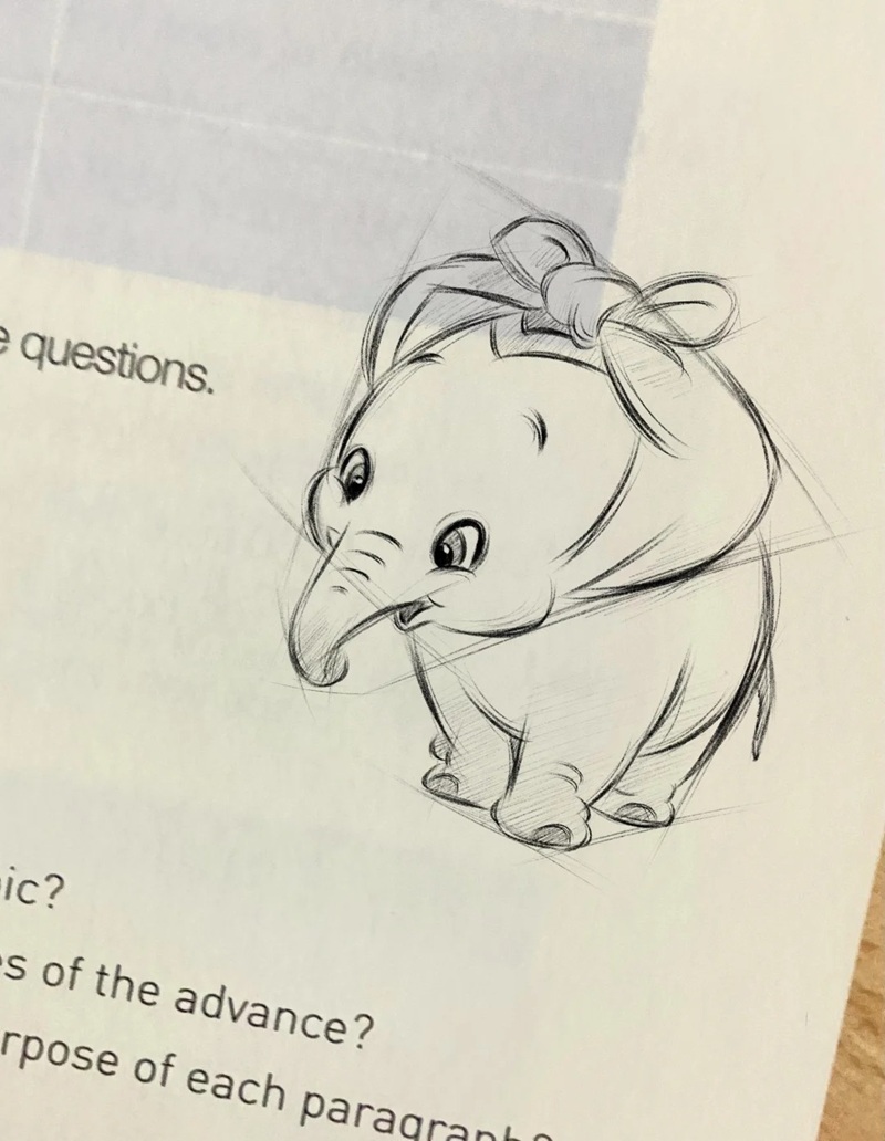 hình vẽ con vật dễ thương 6