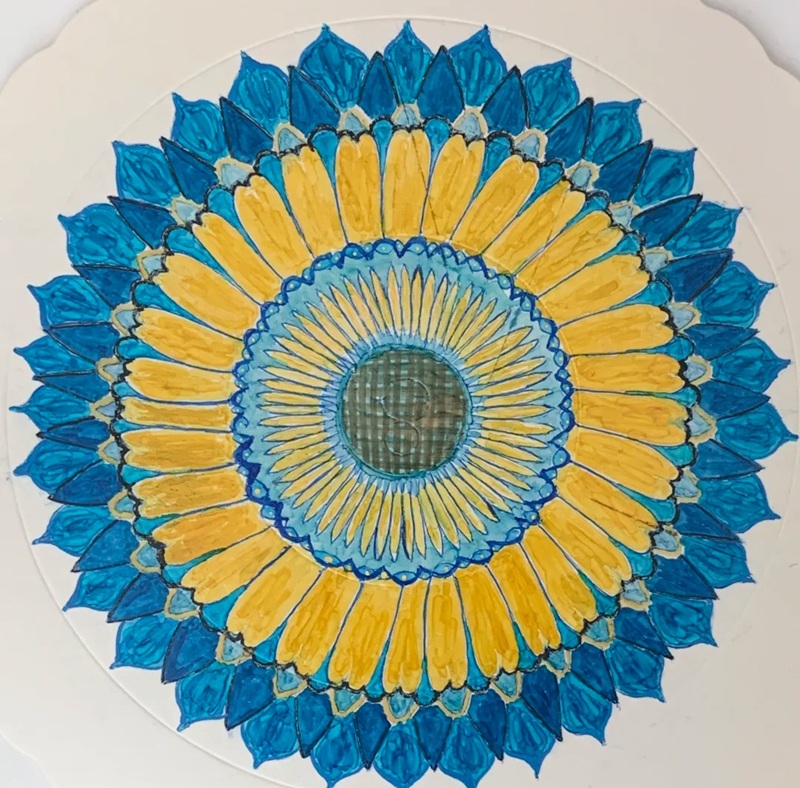 hình vẽ hoa hướng dương 14