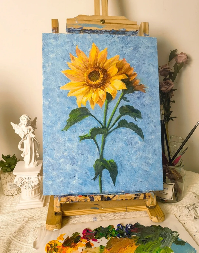 hình vẽ hoa hướng dương 19