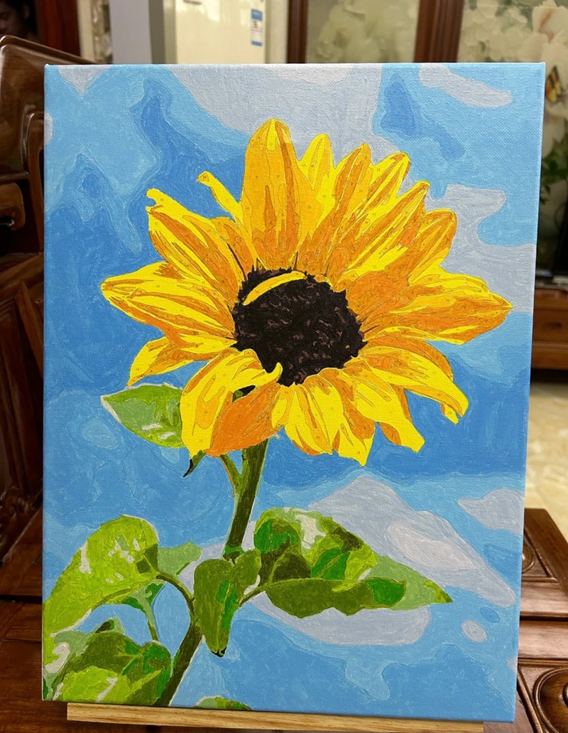 hình vẽ hoa hướng dương 22