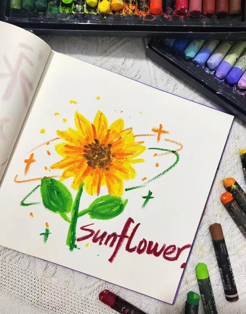 hình vẽ hoa hướng dương 31