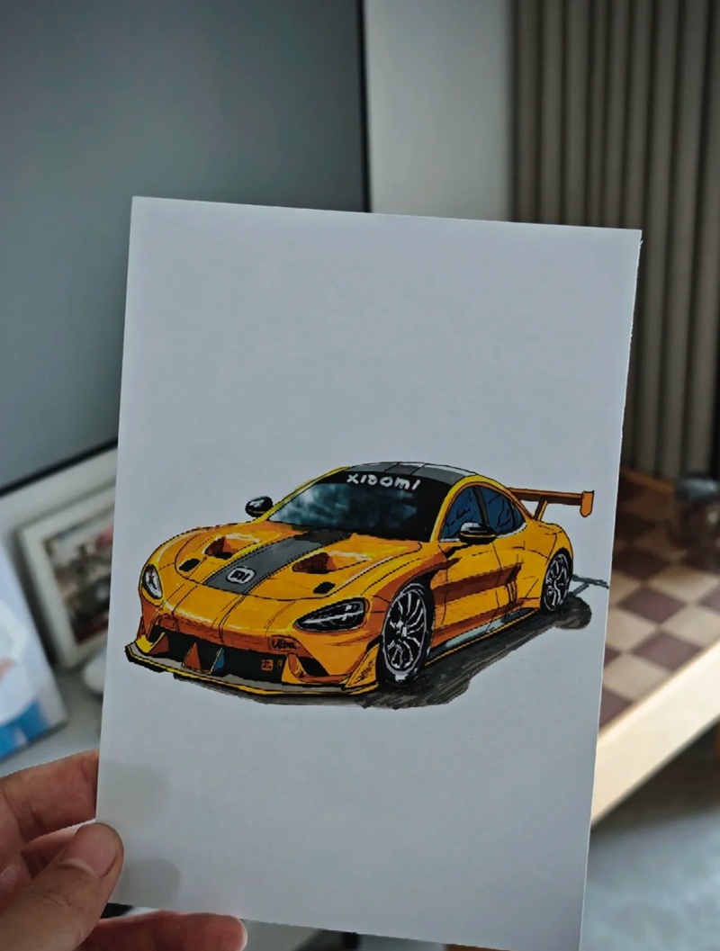 tranh vẽ ô tô mơ ước đạt giải nhất​ 18